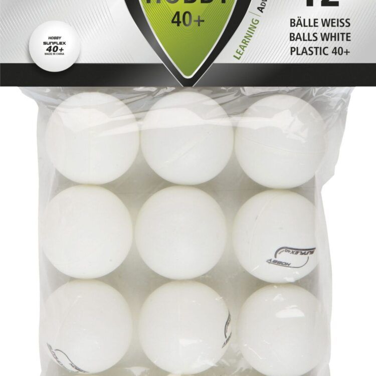 Μπαλάκια Ping Pong Sunflex Hobby PVC 12 Τεμάχια (97260)