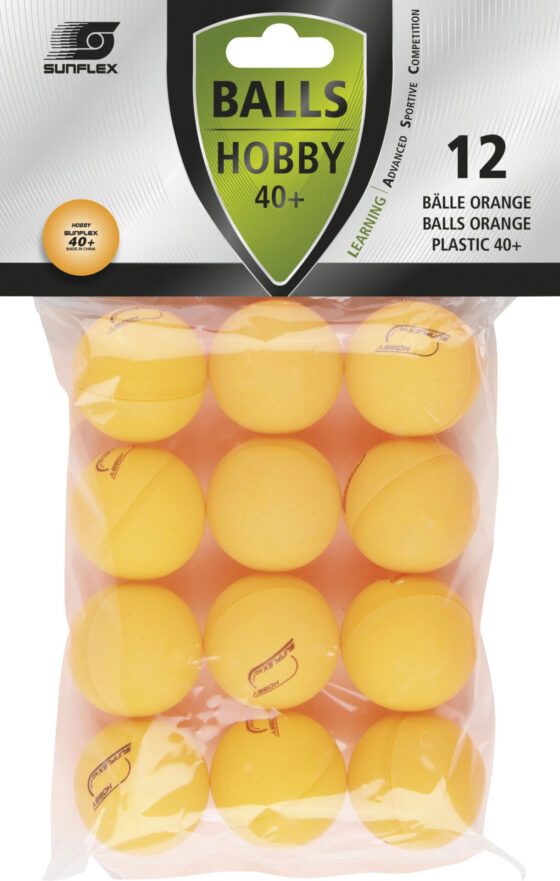 Sunflex Hobby  Μπαλάκια Ping Pong 12τμχ 97261