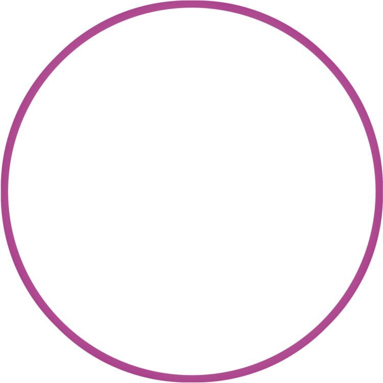 Χούλα-Χουπ HQ 60cm - Φ19mm - 230gr, Φούξια AMILA 98801