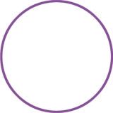 Χούλα-Χουπ HQ 60cm - Φ19mm - 230gr, Μωβ Amila 98804