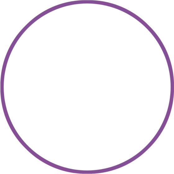 Χούλα-Χουπ HQ 60cm - Φ19mm - 230gr, Μωβ Amila 98804