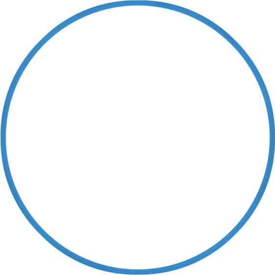 Χούλα-Χουπ HQ 60cm - Φ19mm - 230gr, Μπλε  AMILA  98805