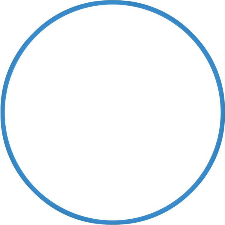 Χούλα-Χουπ HQ 70cm - Φ19mm - 280gr, Μπλε AMILA 98810