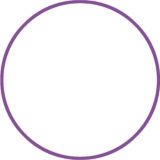 Χούλα-Χουπ HQ 70cm - Φ19mm - 280gr, Μωβ AMILA 98813