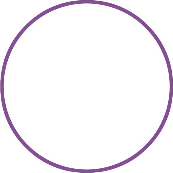 Χούλα-Χουπ HQ 70cm - Φ19mm - 280gr, Μωβ AMILA 98813