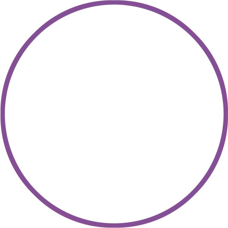 Χούλα-Χουπ HQ 70cm - Φ19mm - 280gr, Μωβ AMILA 98813