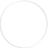 Χούλα-Χουπ HQ 70cm - Φ19mm - 280gr, Λευκό AMILA 98814