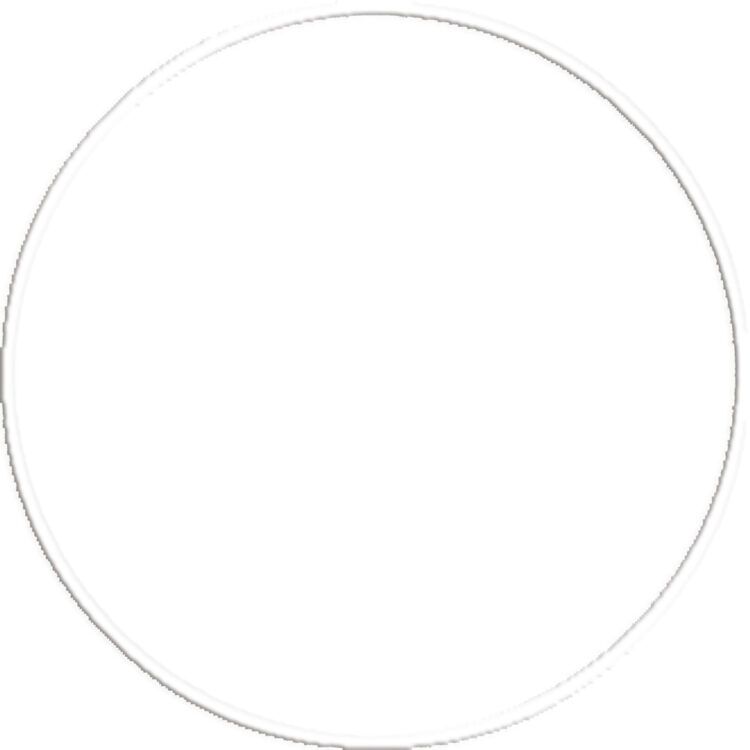 Χούλα-Χουπ HQ 70cm - Φ19mm - 280gr, Λευκό AMILA 98814