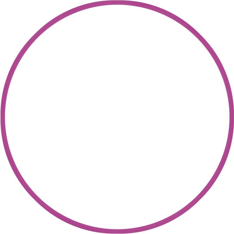 Χούλα Χουπ HQ 80cm - Φ19mm - 330gr, AMILA Φούξια 98815