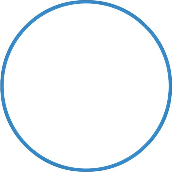 Χούλα Χουπ HQ 80cm - Φ19mm - 330gr, Μπλε AMILA 98818