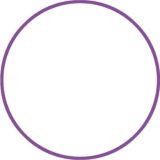 Χούλα Χουπ HQ 80cm - Φ19mm - 330gr, Μωβ Amila 98819