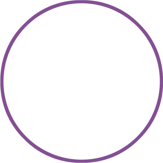 Χούλα Χουπ HQ 80cm - Φ19mm - 330gr, Μωβ Amila 98819