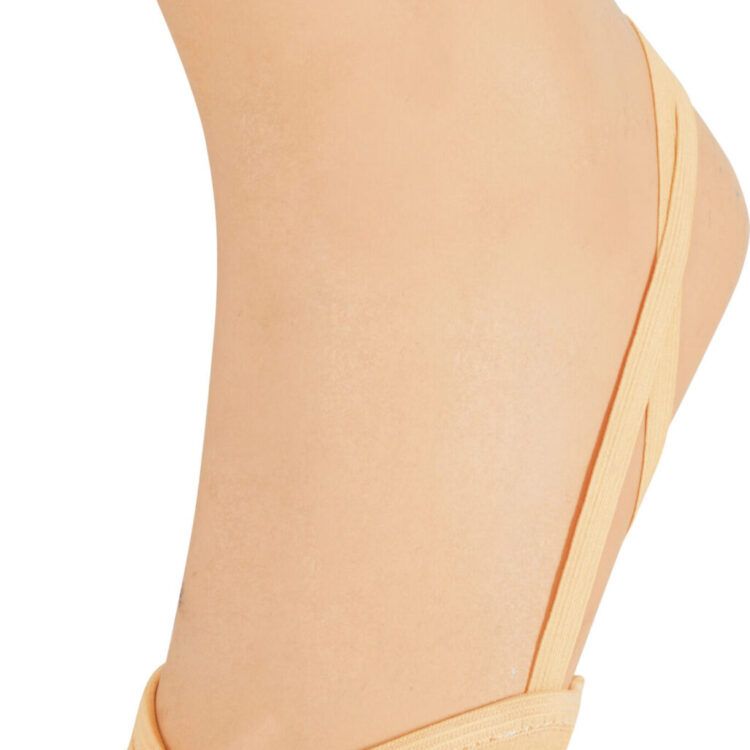Παπούτσια Ρυθμικής Γυμναστικής Μύτης Microfiber Tan, Νο37 AMILA 98874