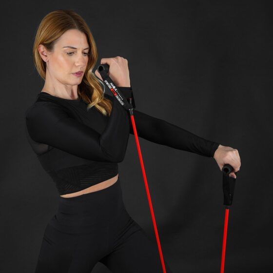 Λάστιχο Αντίστασης AMILA GymTube Medium 48127 - Image 7