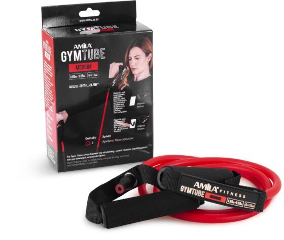 Λάστιχο Αντίστασης AMILA GymTube Medium 48127 - Image 5
