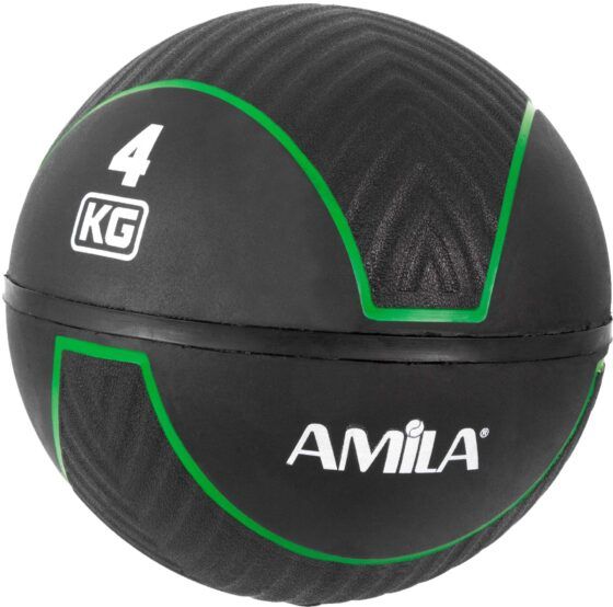 Μπάλα AMILA Medicine Ball HQ Rubber 4Kg 90708 - Image 2