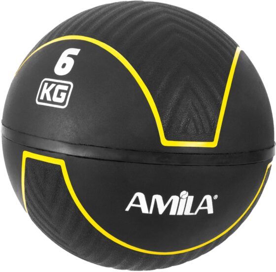 Μπάλα AMILA Medicine Ball HQ Rubber 6Kg 90709 - Image 2