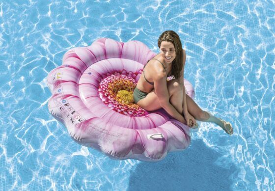 Φουσκωτό Pink Daisy Flower Mat 58787 - Image 8