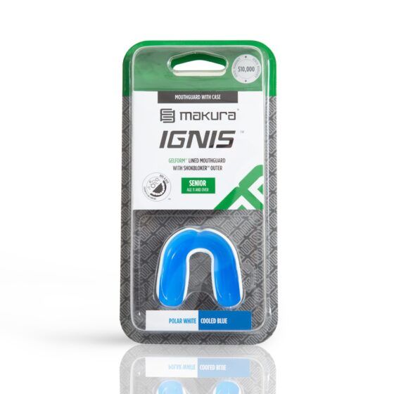 Προστατευτικό Μασελάκι Makura Ignis Λευκό/Μπλε SR 6017514033 - Image 2