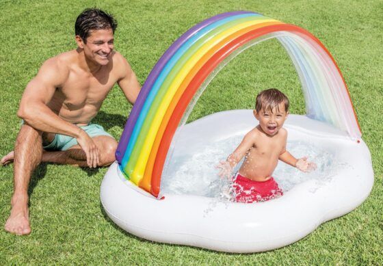 Rainbow Cloud Baby Pool INTEX 57141 - Image 2