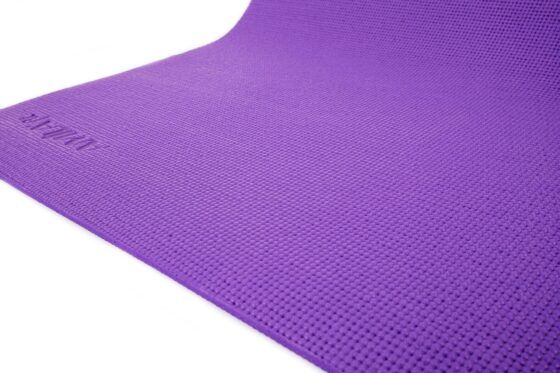 Amila 81715  Στρώμα Γυμναστικής Yoga/Pilates Μωβ με Ιμάντα Μεταφοράς (173x60x0.4cm) - Image 5