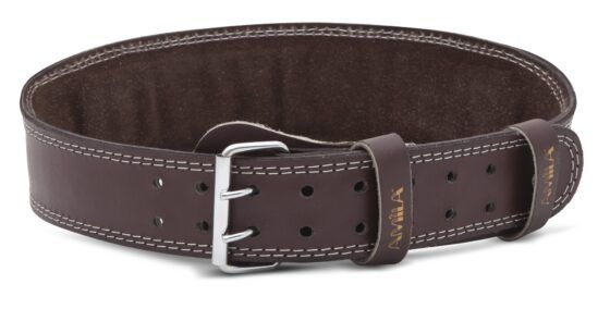 Ζώνη Άρσης Βαρών AMILA Δερμάτινη Καφέ C Quality M 94912 - Image 7
