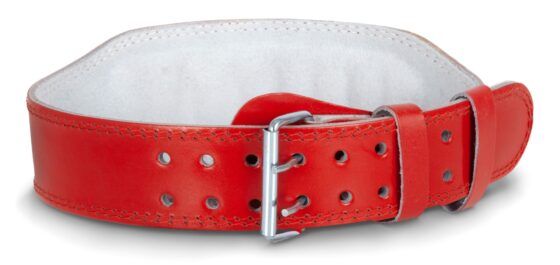 Ζώνη Άρσης Βαρών AMILA Δερμάτινη Κόκκινη Γ΄ Quality L 44307 - Image 7
