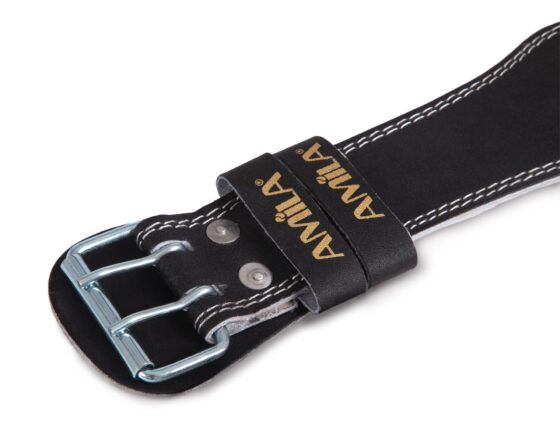 Ζώνη Άρσης Βαρών AMILA Δερμάτινη Μαύρη C Quality M 83337 - Image 2