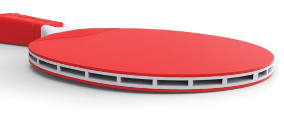 Ρακέτα Ping Pong Εξωτερικού Χώρου STAG Halo Κόκκινη 42523 - Image 4