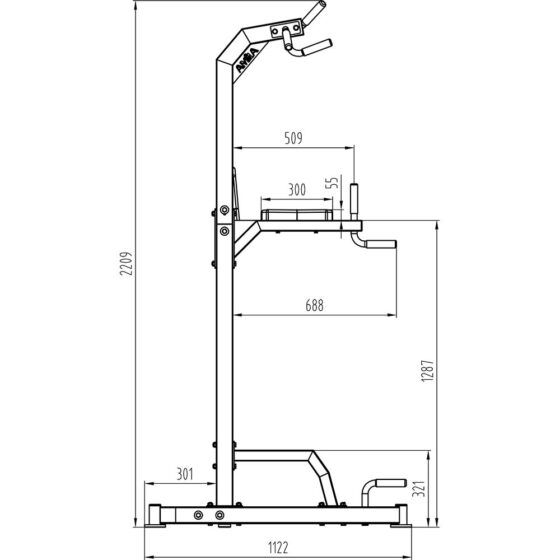 Μηχάνημα Μονόζυγο/Δίζυγο AMILA Power Tower PT800 (44274) - Image 3