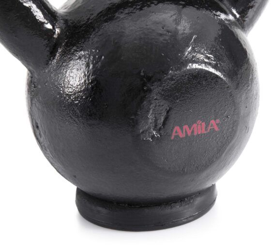 AMILA Kettlebell Cast Iron Rubber Base 10Kg 44522 - Image 2