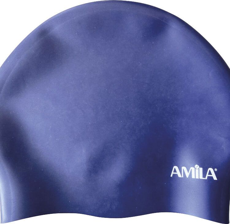 Σκουφάκι Κολύμβησης AMILA Long Hair HQ Μπλε 47026