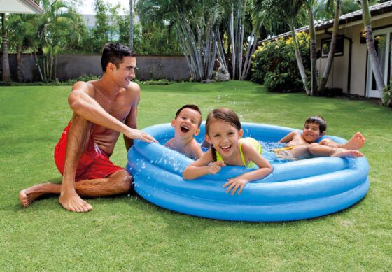 Πισίνα Φουσκωτή Intex Crystal Blue 147x33cm 58426 - Image 2
