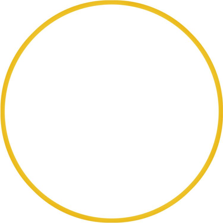 Χούλα-Χουπ HQ 70cm - Φ19mm - 280gr, Κίτρινο AMILA 98811