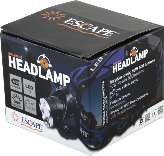 Φακός Κεφαλής Escape High Power T6 10W 11489 - Image 10