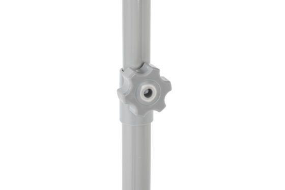 Ομπρέλα Παραλίας/Κήπου Escape 2.4m 6 Ακτίνες Silver Grey 12206 - Image 4