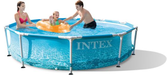 Πισίνα INTEX Metal Frame Beachside 305x76cm 28208 - Image 2