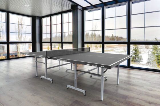 Τραπέζι Ping Pong Εσωτερικού Χώρου Stag Hobby 19mm Μαύρο 42857 - Image 7