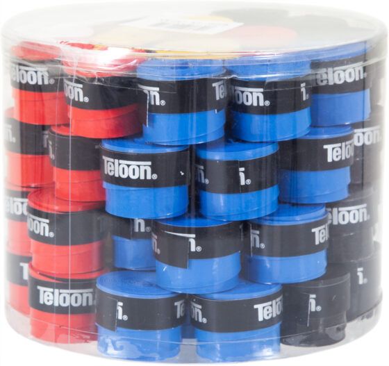 Mega Pack Ταινία Λαβής Ρακετών Teloon Extra Overgrip (5 Χρώματα) 45731