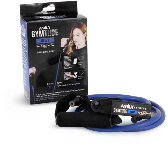 Λάστιχο Αντίστασης AMILA GymTube Heavy 48128 - Image 6