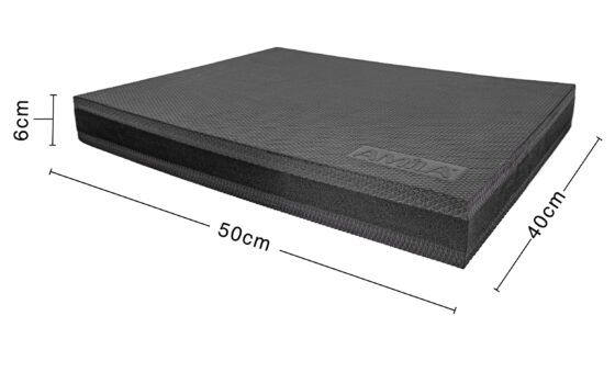 Μαξιλάρι Ισορροπίας Balance Pad Μαύρο Amila 48195 - Image 4