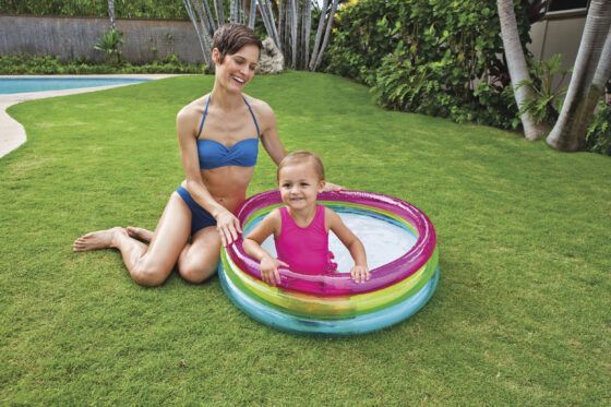 Intex Φουσκωτή Πισίνα Rainbow Baby Pool  57104 - Image 2