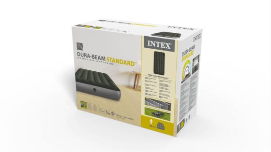 Φουσκωτό Στρώμα Ύπνου 99 x 191 x 25 Intex Downy Twin 64761 - Image 5