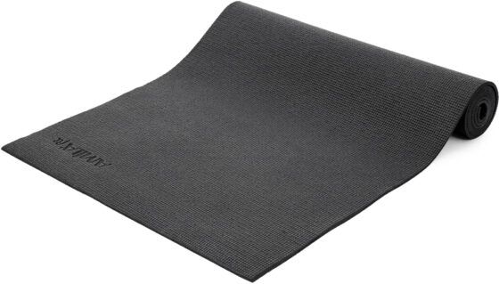 Στρώμα Γυμναστικής Amila 81704  Yoga/Pilates Μαύρο (173x61x0.4cm) - Image 2