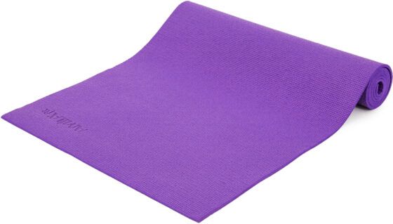 Amila 81715  Στρώμα Γυμναστικής Yoga/Pilates Μωβ με Ιμάντα Μεταφοράς (173x60x0.4cm) - Image 3
