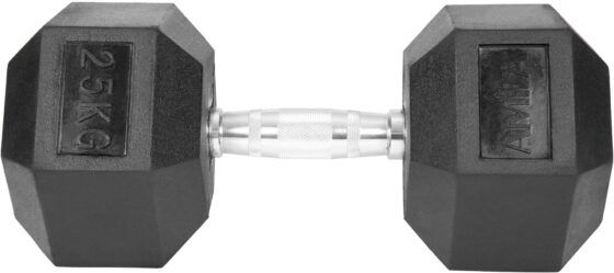 Αλτήρας Εξάγωνος Rubber Cover Class A - 25,0Kg AMILA 84545 - Image 3