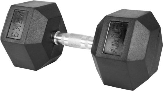 Αλτήρας Εξάγωνος Rubber Cover Class A - 25,0Kg AMILA 84545 - Image 4