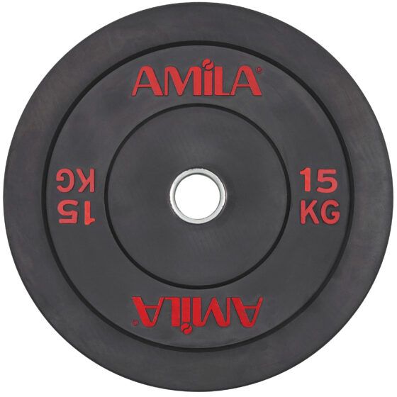 Δίσκος AMILA Black R Bumper 50mm 15Kg 84608