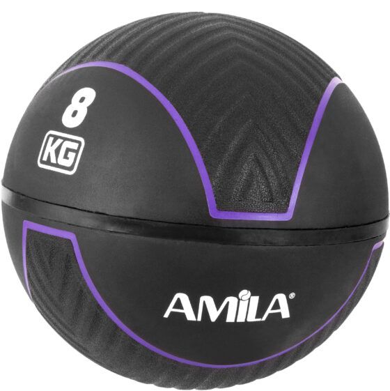 Μπάλα AMILA Medicine Ball HQ Rubber 8Kg 90710 - Image 2