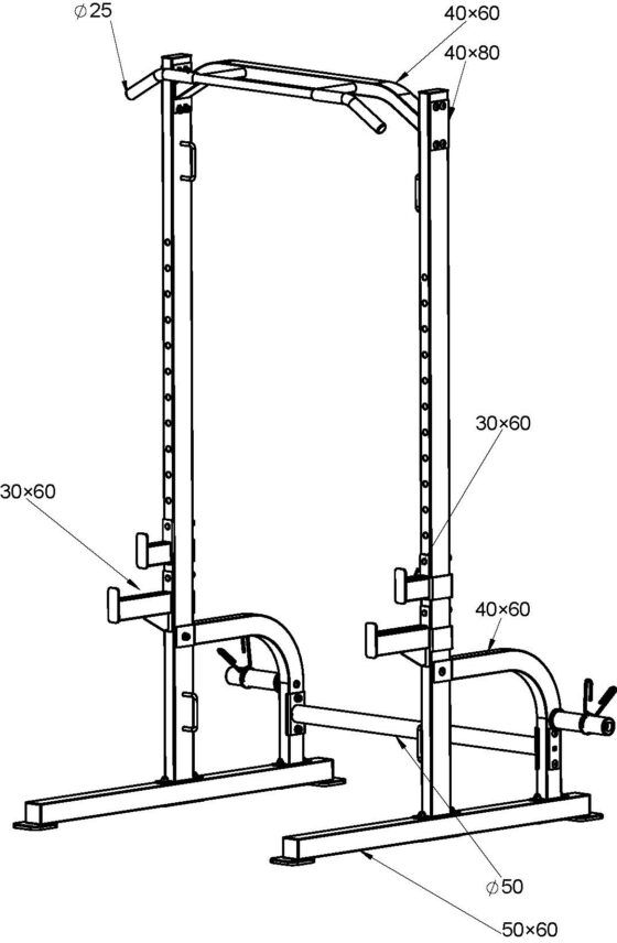 Μηχάνημα Half Rack AMILA HR350 - Image 2